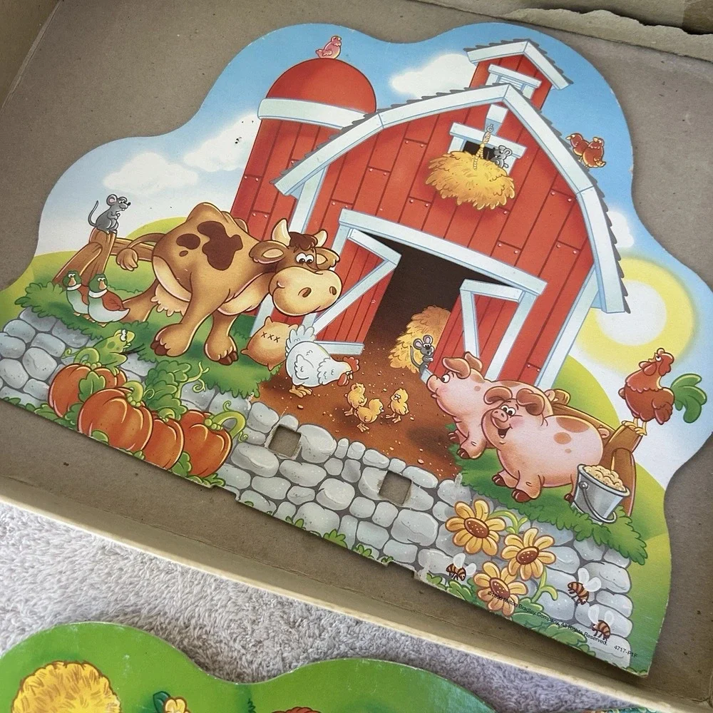 1996 Milton Bradley Farm Families Electronic Match Game WORKS 🐷Complete!